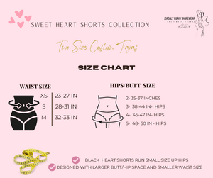 Sweet Heart Shorts - Pink