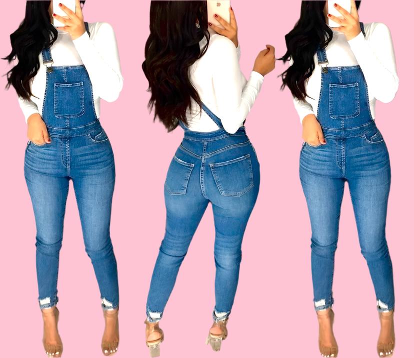 Denim Overalls