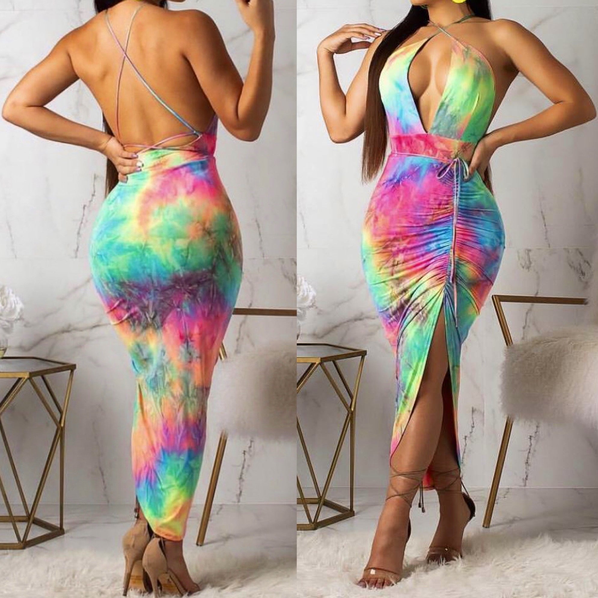 SUGAR DYE DRESS