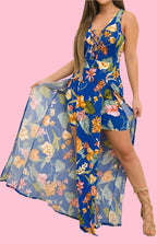 LOLA DRESS - BLUE