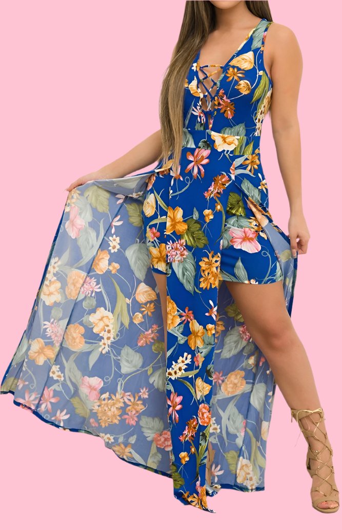LOLA DRESS - BLUE