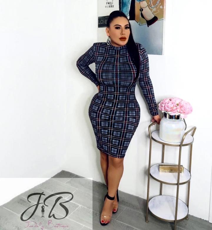 Levor Plaid Dress
