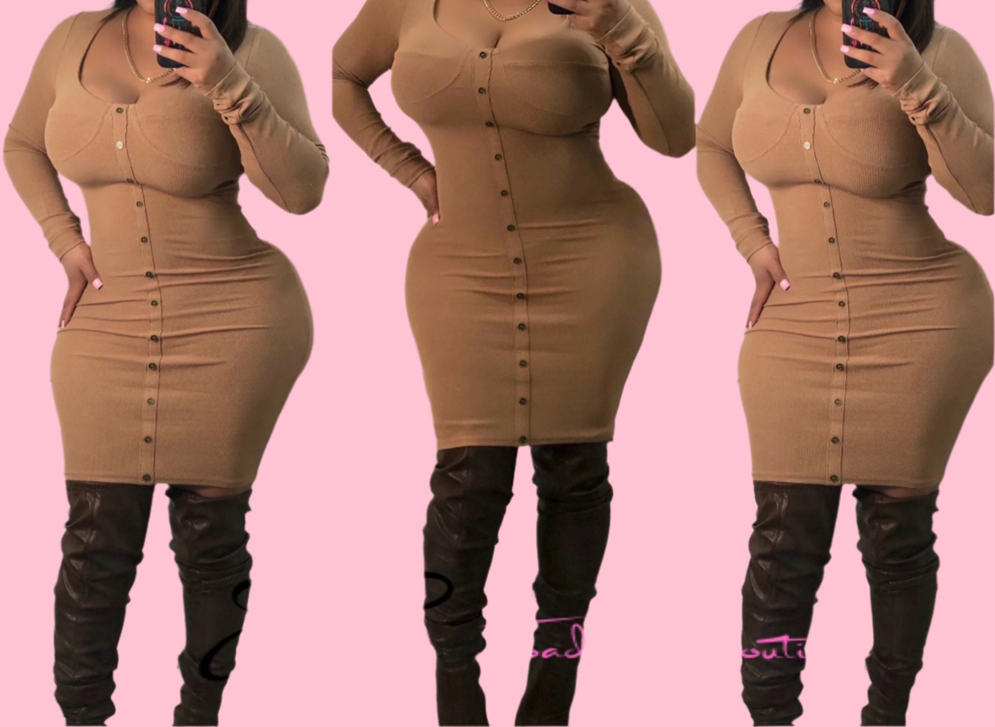 La Caramel Dress